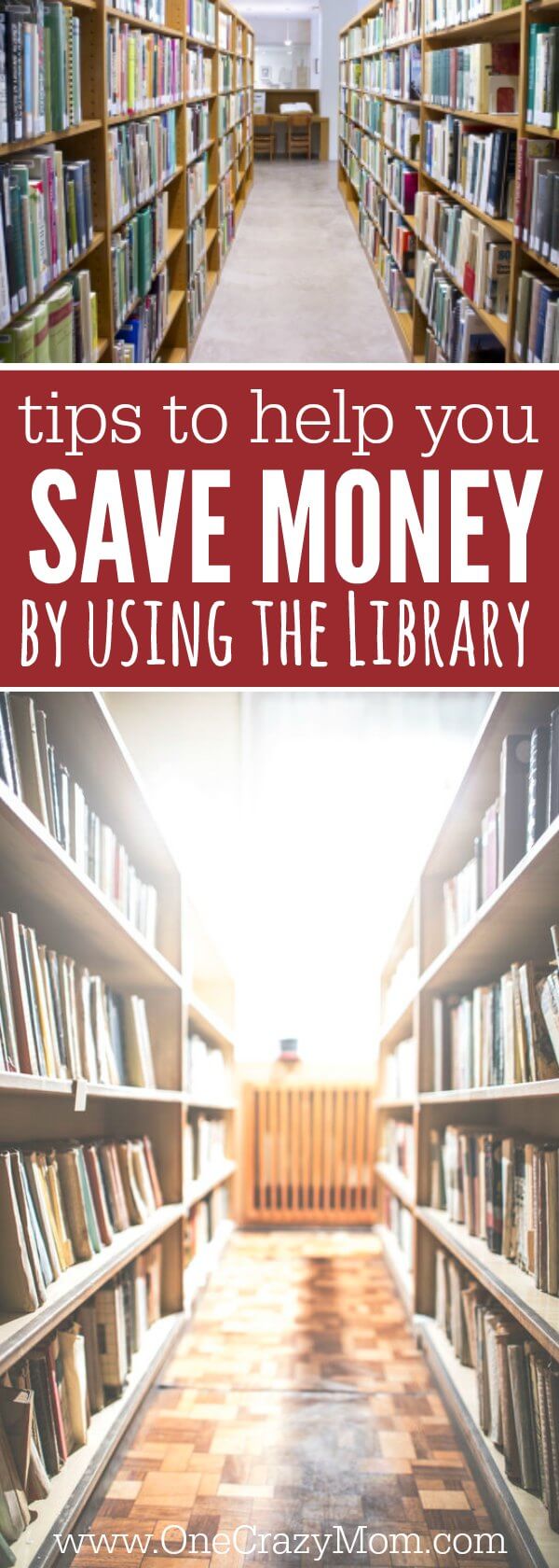 Find out how to save money by visiting your public library. 3 Tips to save money at your city library. How to save money by using your city library! The public library has books, movies and more!