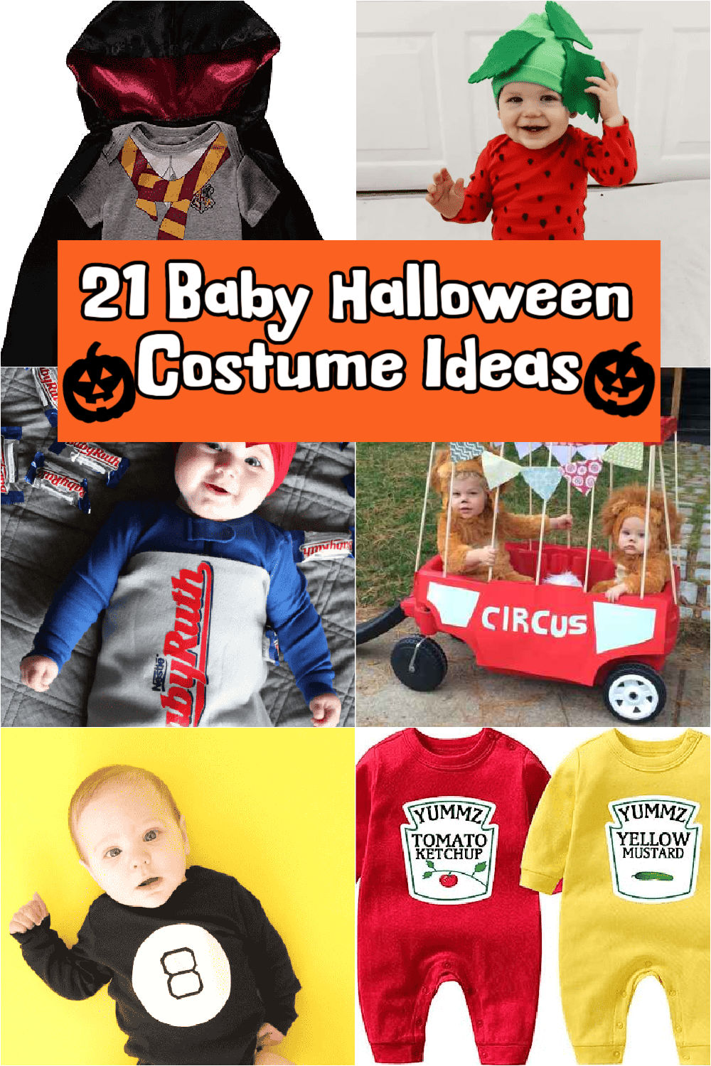 Baby Halloween Pumpkin Costume – Cute Hooded Romper Jumpsuit For Newborn & Toddler Boys & Girls, Orange Zipper Outfit