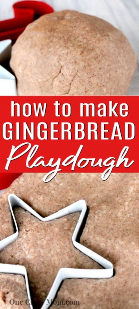 Learn how to make gingerbread playdough with just a few minutes and a few easy ingredients. Our kids loved to play with it and it smells amazing!