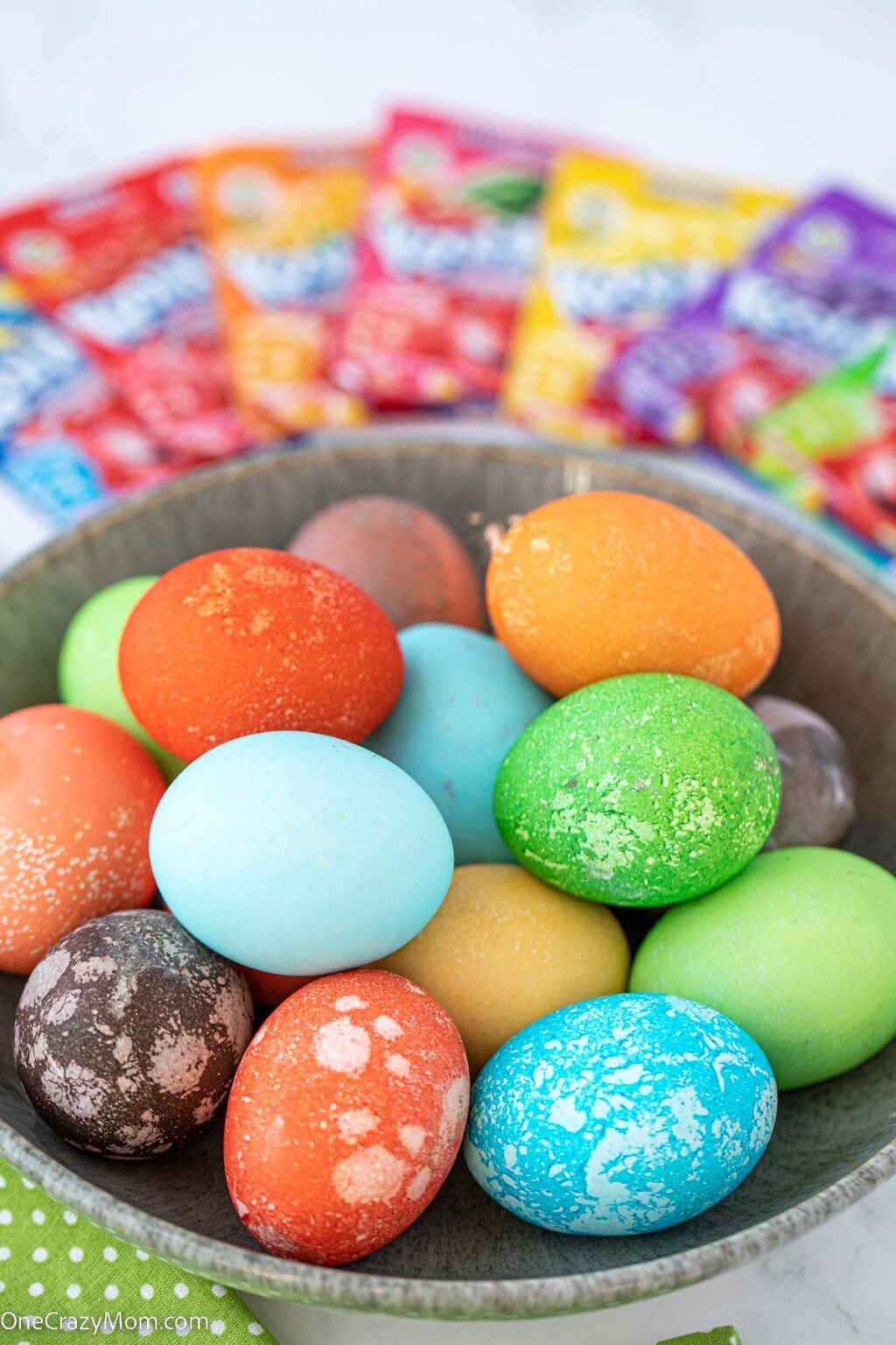 How to Dye Easter Eggs with Kool Aid Dying eggs with Koolaid