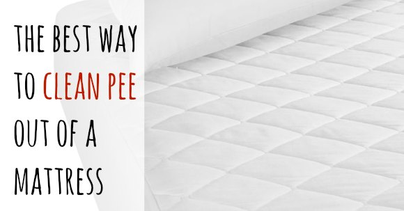 Learn how to get pee out of mattress with just two items. Eliminate the the odor and the stain with something you already have in your pantry! Find out how to get urine out of mattress. How to clean pee from mattress. How to get pee smell out of mattress. How to clean pee out of a mattress.