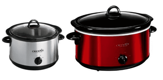 Image of 2 crockpots. 