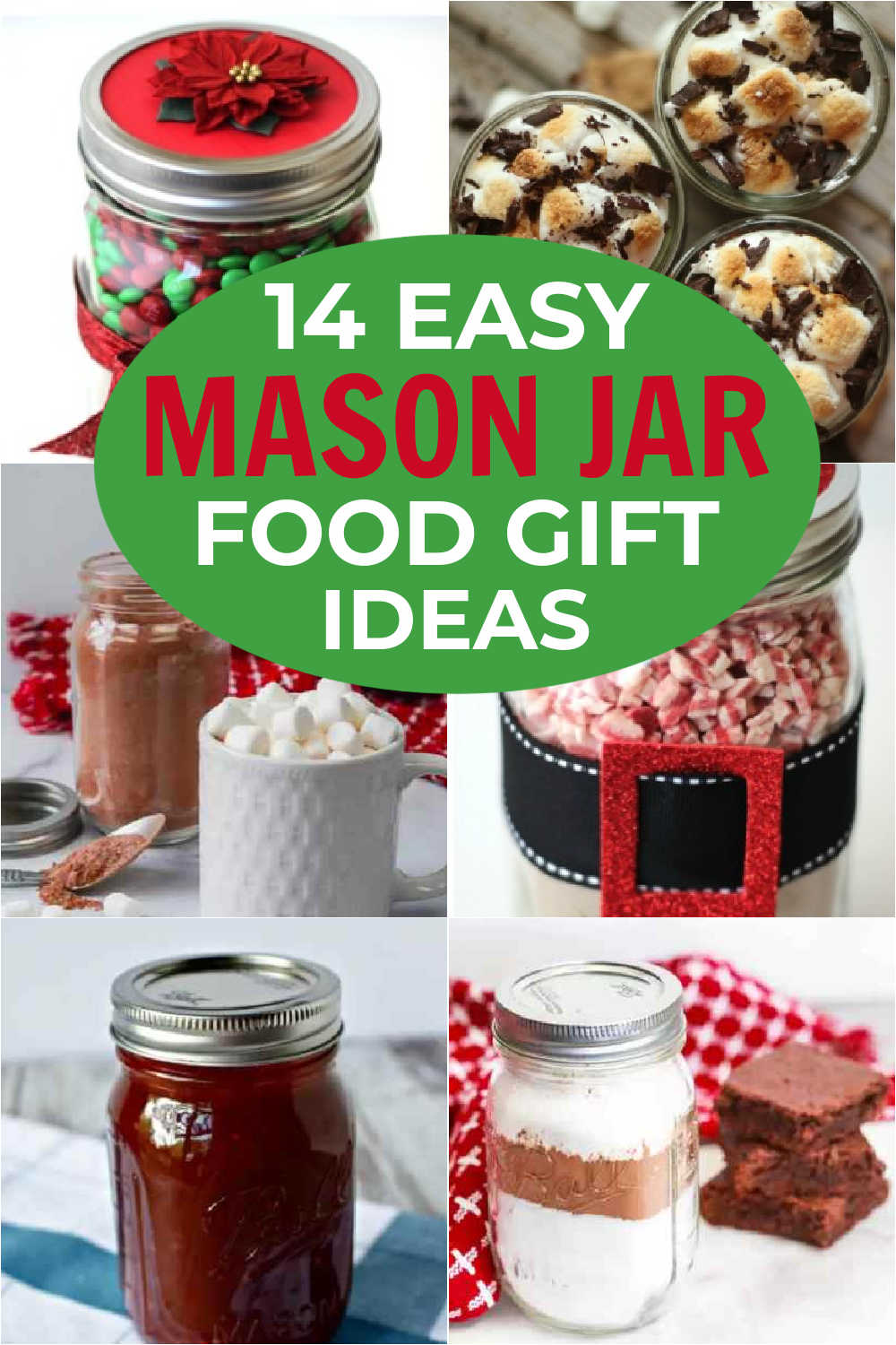 Food mason jar gifts - 14 Homemade Christmas food gifts in a jar