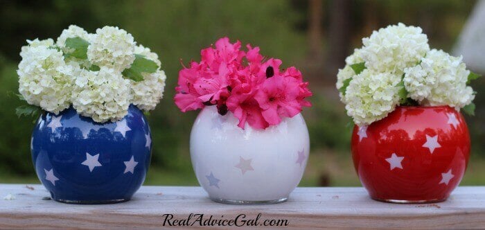 Fourth of July Centerpieces. 