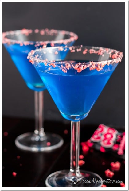 Try one of these festive and tasty 4th of July drinks. Choose from over 25 red white and blue drinks that are easy to make and fun to drink. Citrus splash in glasses.