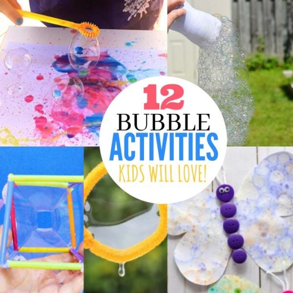 Bubble Activities for kids 12 bubble activities for hours of fun!