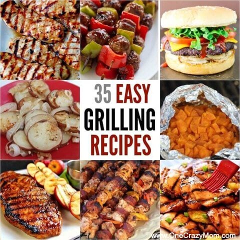 Find 35 easy grill recipes here. You will love these easy grilling recipes to get dinner on the table fast. So yummy and the entire family will enjoy these easy grilled chicken recipes. They are budget friendly and easy to make. Try these easy grill recipes! 