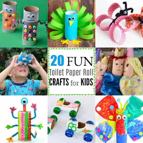 Toilet Paper Roll Crafts for Kids- 21 Fun Toilet Paper Roll Crafts