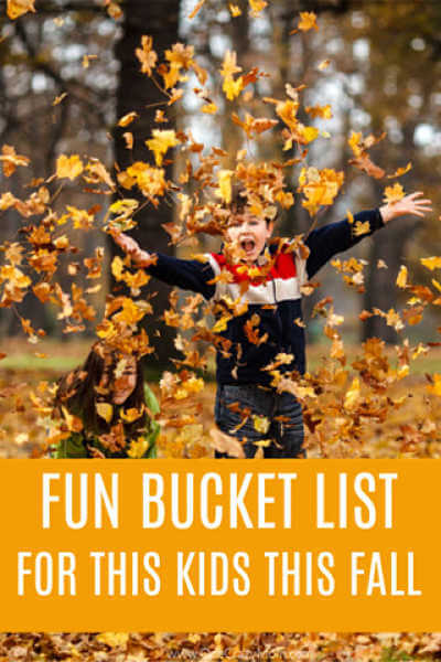 There are so many fun Fall activities for kids! The entire family will enjoy this Fall Bucket list for kids. Try these 10 free fall activities for kids.