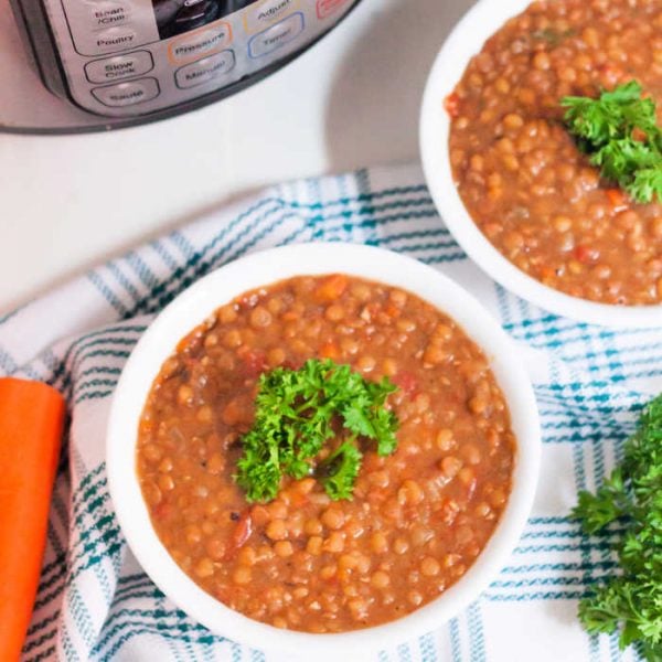 With colder weather on the way, I’m looking for recipes that can warm us up but also be quick. Try Instant Pot soup recipes for a simple and frugal meal.