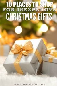 Places to Shop for Inexpensive Christmas Gifts - 10 inexpensive gift ideas