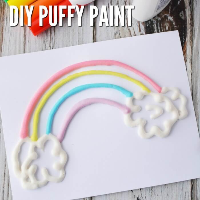 We are going to show you how to make puffy paint and it is super easy! If you need a fun activity at home, try this easy DIY sure to be a blast and entertain the kiddos. 