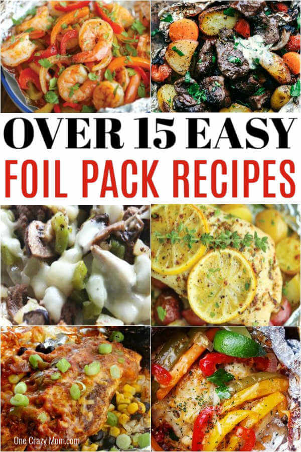 We have the best tin foil dinners for you to try! These foil pack meals make dinner time simple. Clean up is a breeze with these foil packet recipes. These are truly the best foil packet dinner ideas. Try these tasty foil dinners today! 