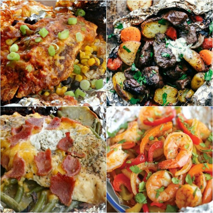 We have the best tin foil dinners for you to try! These foil pack meals make dinner time simple. Clean up is a breeze with these foil packet recipes. These are truly the best foil packet dinner ideas. Try these tasty foil dinners today! 
