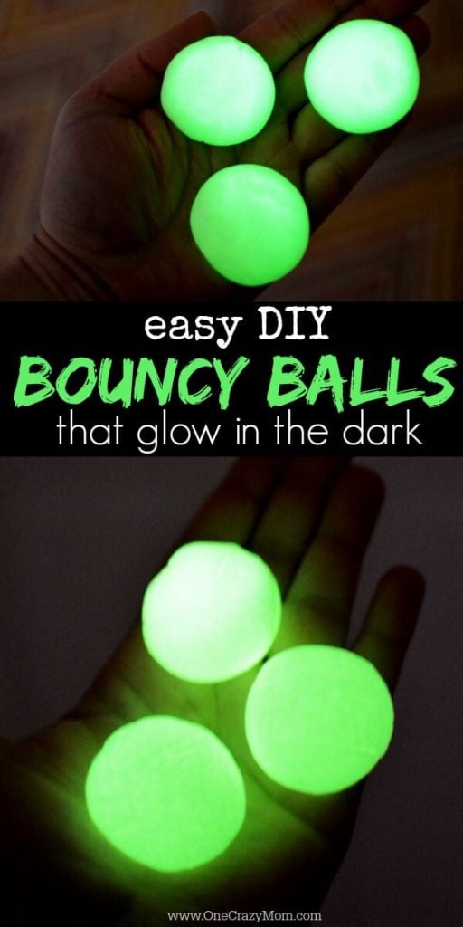DIY Bouncy Balls How to make glow in the dark bouncy balls
