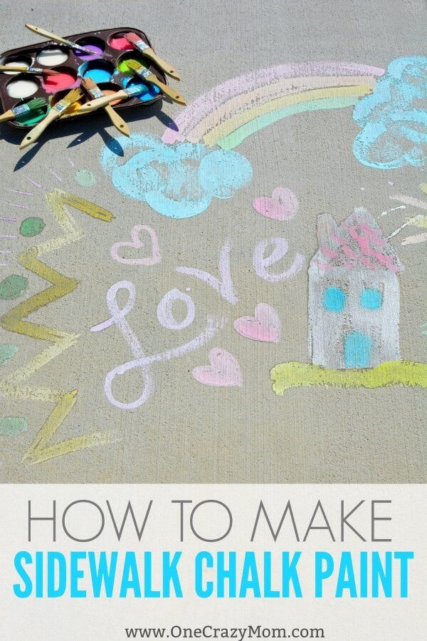 Art Project For Kids: How to Make Sidewalk Chalk