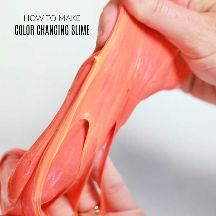 Learn how to make color changing slime and impress your kids. If they are crazy over slime, they are going to love making this color changing slime recipe. Learn how to make color changing slime and impress your kids. If they are crazy over slime, they are going to love making this color changing slime recipe.