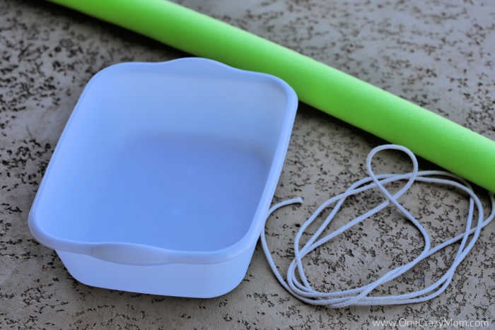 This DIY floating pool cooler is so fun and you can make it for less than $5! Beat the heat and make this pool beverage cooler to enjoy all Summer long.