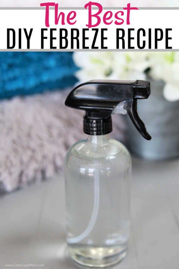 Keep your house smelling fresh with DIY Febreeze you can make at home. No need to spend tons of money at the store when you can make it at home. 