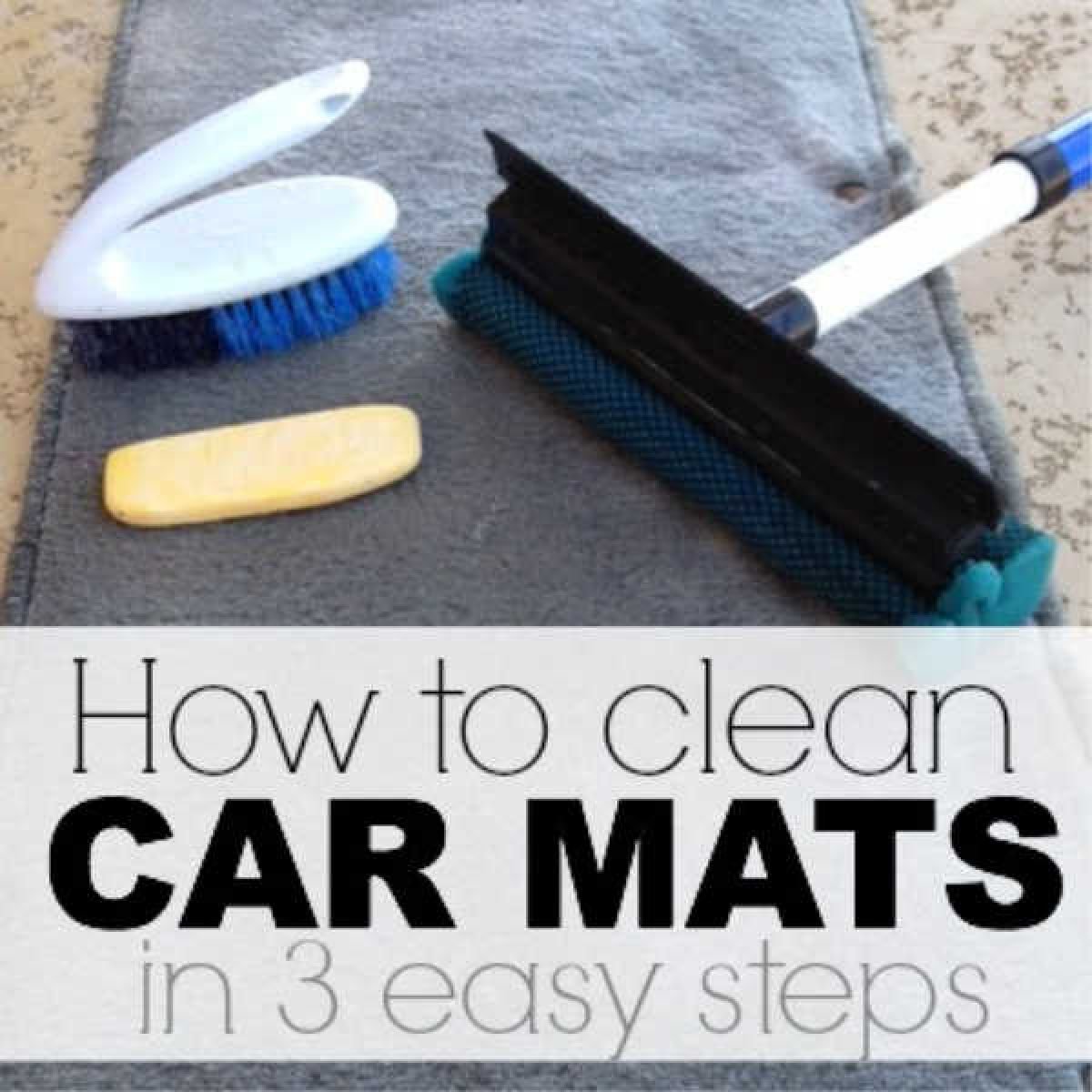 Learn how to clean car mats in 3 easy steps. This tip is very frugal and will have your car looking great. Give it a try!