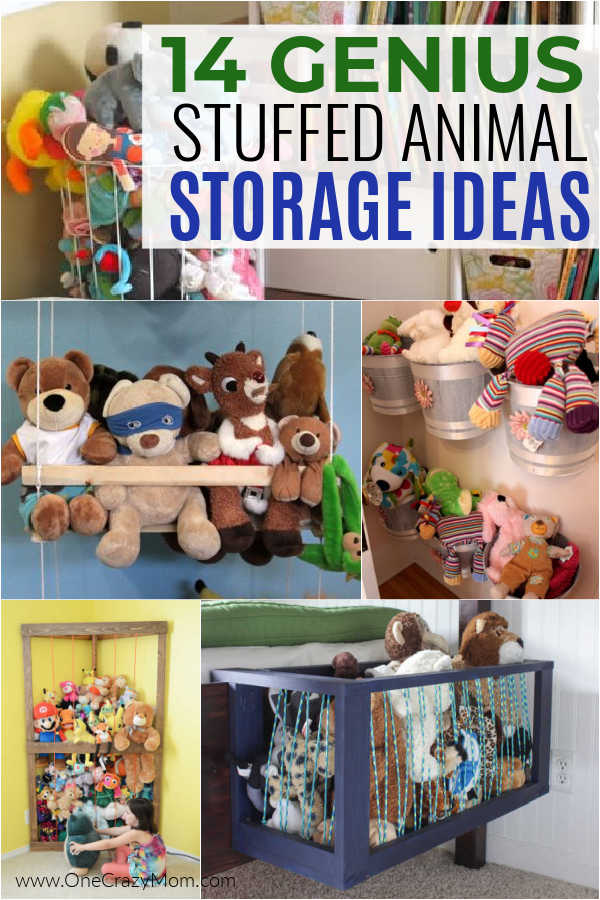Toy Organizer 17 BEST Stuffed Animal Storage Ideas To Tame Those