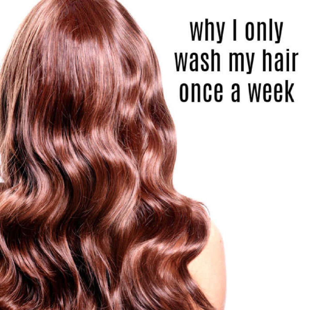 Have you ever wondered how often should you wash your hair?  Find out how and why I only wash my hair once a week! Save time and make your hair healthier.