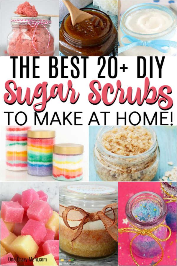 We have the Best DIY Sugar Scrubs you can easily make at home. Find over 20 diy sugar scrubs that are luxurious and gift worthy!