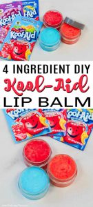 DIY Koolaid Lip Gloss - learn how to make lip gloss