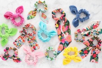 We have over 15 DIY Scrunchies that are fun and easy to make. Find styles for everyone that are sure to be a hit. These are the best diy scrunchies.