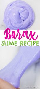 Borax Slime - learn how to make slime with borax in minutes