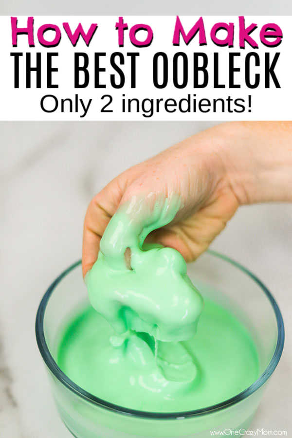 How to make oobleck 2 ingredient oobleck recipe