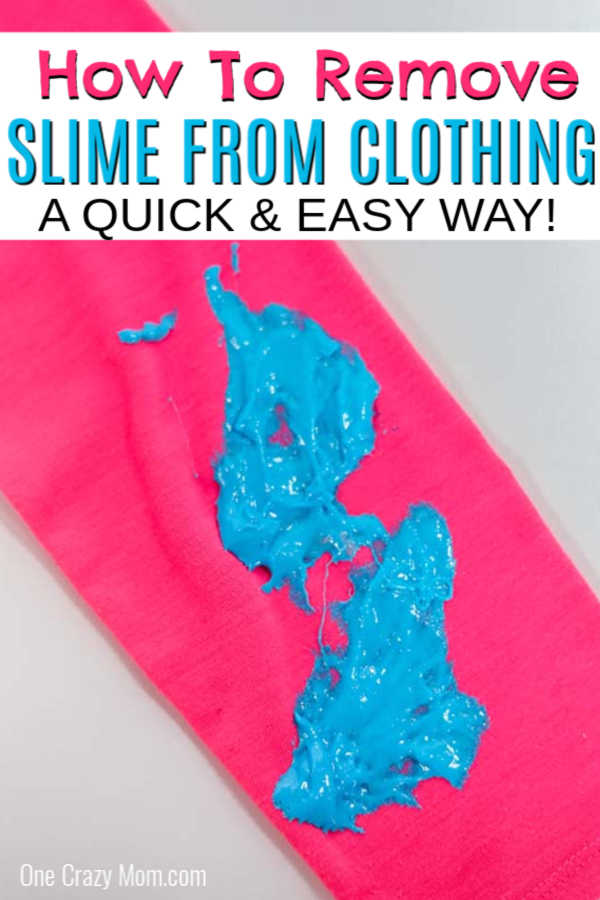 Learn how to get slime out clothes with dawn dish soap. It's simple to get slime out of clothes with white vinegar or without vinegar. How to get dried slime out of clothes. You'll love these cleaning tips and stain removers to get slime out of clothes for kids without baking soda. #onecrazymom #cleaningtips #slime Learn how to get slime out clothes with dawn dish soap. It's simple to get slime out of clothes with white vinegar or without vinegar. How to get dried slime out of clothes. You'll love these cleaning tips and stain removers to get slime out of clothes for kids without baking soda. #onecrazymom #cleaningtips #slime