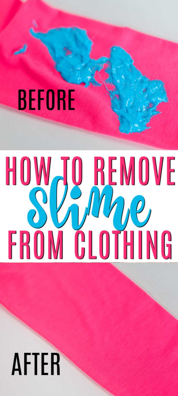Learn how to get slime out clothes with dawn dish soap. It's simple to get slime out of clothes with white vinegar or without vinegar. How to get dried slime out of clothes. You'll love these cleaning tips and stain removers to get slime out of clothes for kids without baking soda. #onecrazymom #cleaningtips #slime Learn how to get slime out clothes with dawn dish soap. It's simple to get slime out of clothes with white vinegar or without vinegar. How to get dried slime out of clothes. You'll love these cleaning tips and stain removers to get slime out of clothes for kids without baking soda. #onecrazymom #cleaningtips #slime