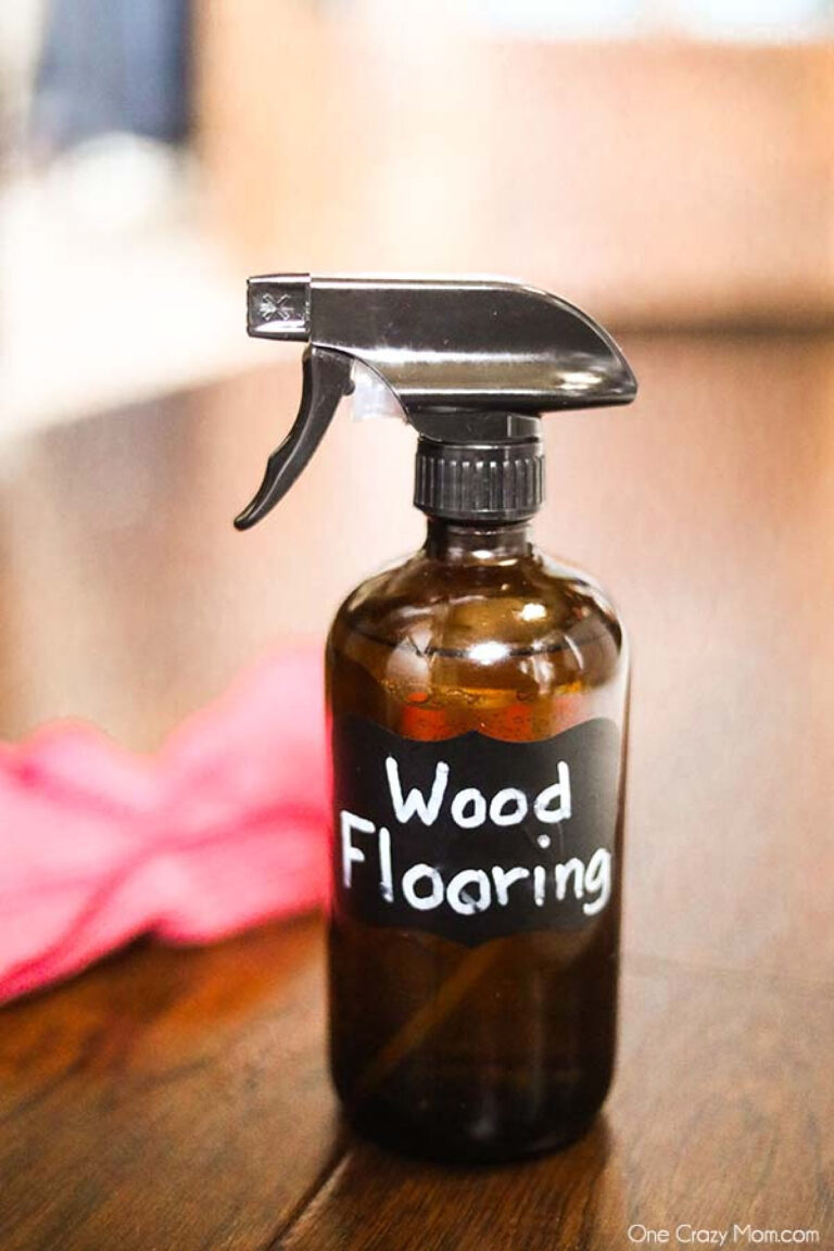 DIY Hardwood Floor Cleaner - One Crazy Mom