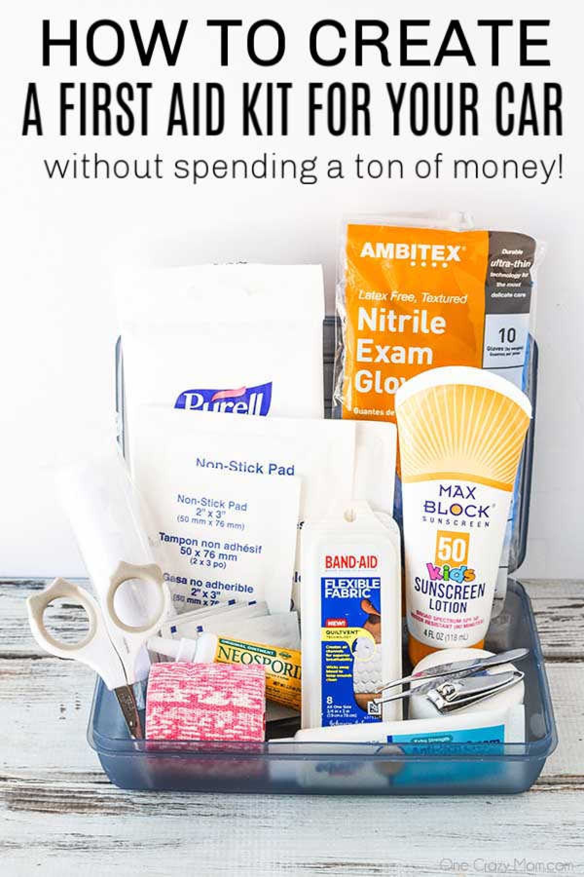 Learn how to make this first aid kit for your car. It is always better to be prepared so make this travel first aid kit today and save time and money. Learn how to make this first aid kit for your car. It is always better to be prepared so make this travel first aid kit today and save time and money.