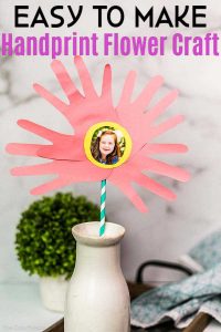 Handprint flowers - learn how to make handprint flowers