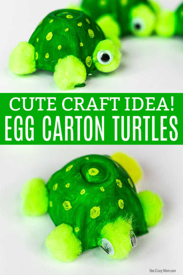 Save your empty egg cartons and make this Easy Turtle Egg Carton Craft. This is the perfect craft to make with the kiddos that is easy, frugal and fun! Save your empty egg cartons and make this Easy Turtle Egg Carton Craft. This is the perfect craft to make with the kiddos that is easy, frugal and fun!