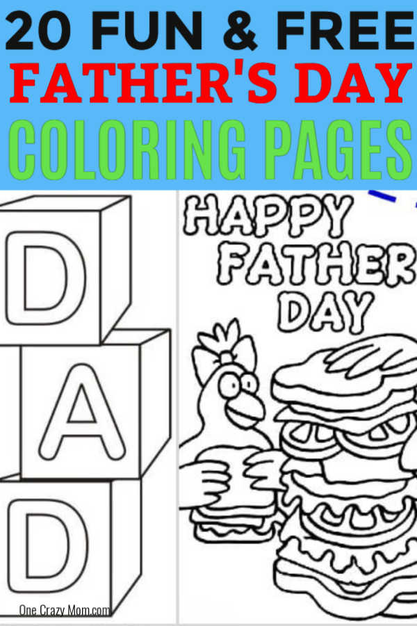 Father S Day Coloring Pages Free Father S Day Coloring Pages