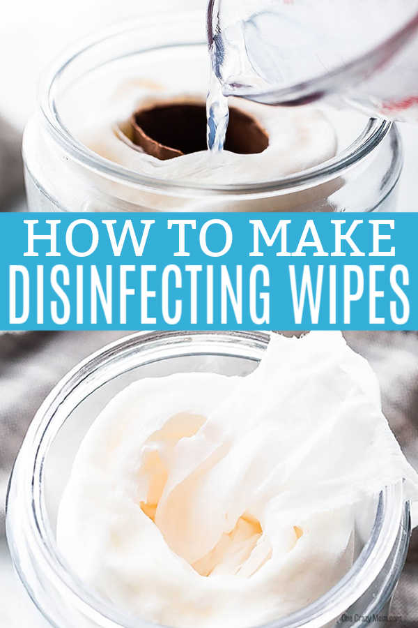 Try making DIY Disinfecting Wipes for a fraction of the price of store bought wipes. These are very simple to make and work great!