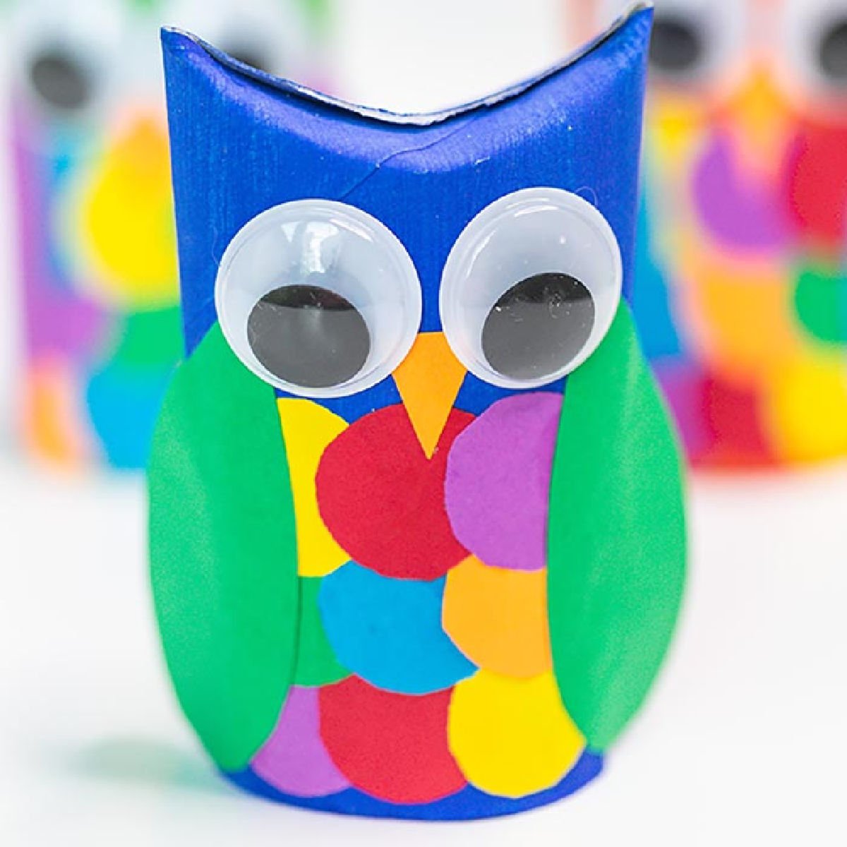 This adorable Owl toilet paper roll craft is so frugal to make and tons of fun. Save empty toilet paper rolls and transform them into this cute little owl.