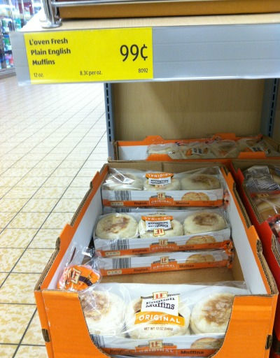 English muffins. 