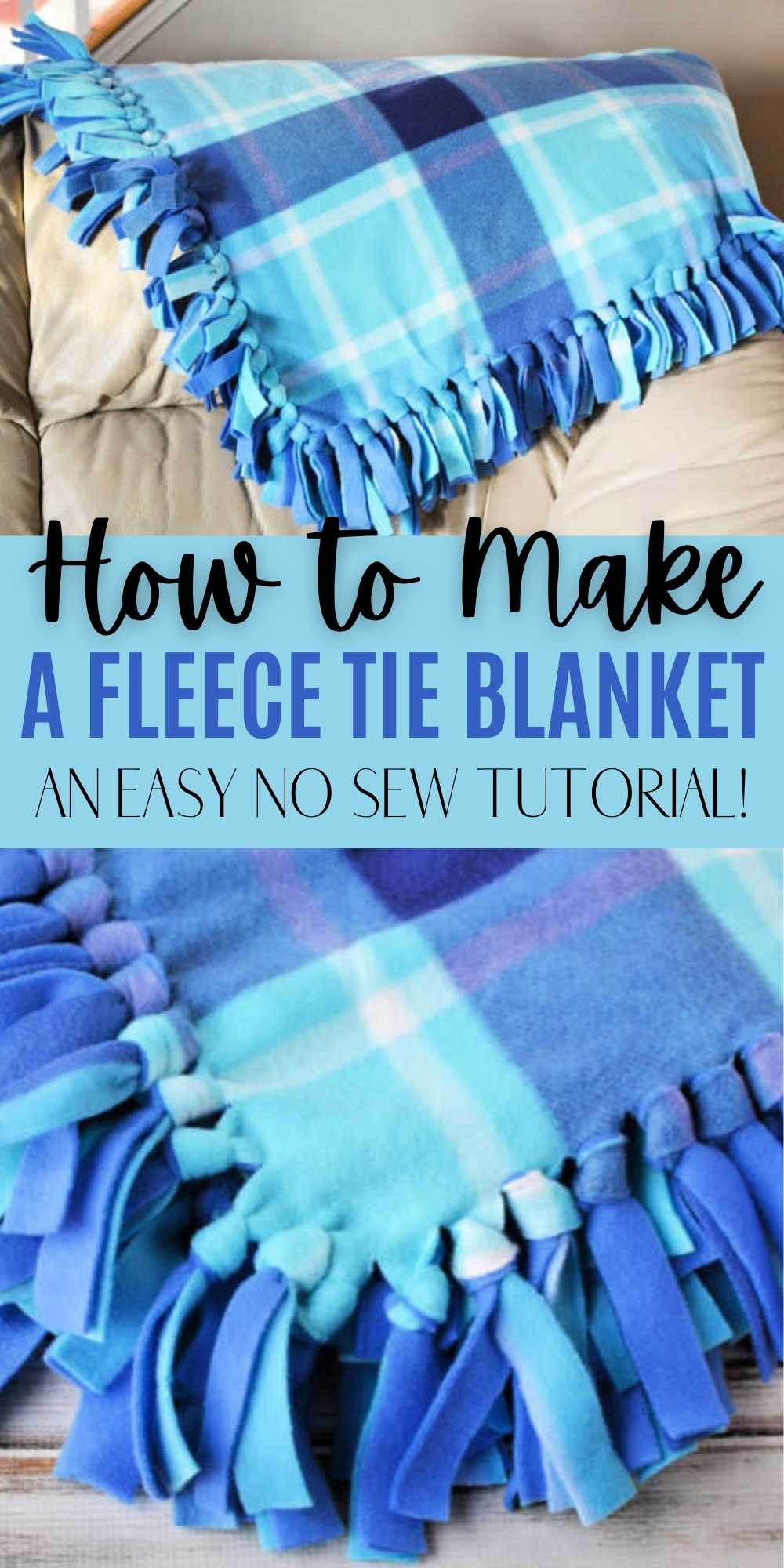 How to make a fleece blanket easy no sew fleece blanket