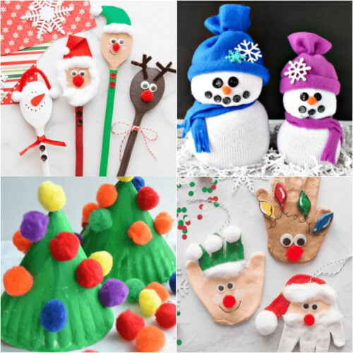 Easy Christmas Crafts for Kids - 20+ Christmas Craft Ideas for Kids