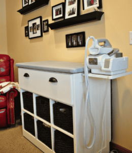 Ironing Station Ideas - One Crazy Mom