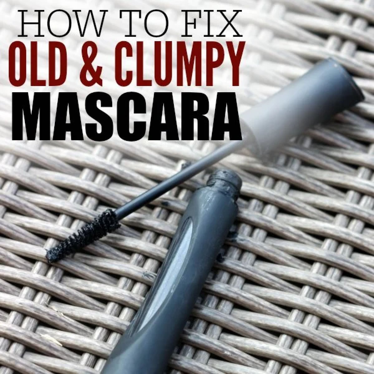 Learn how to fix dry mascara in just a few easy steps. Save money when you learn how to revive mascara. This tip is so quick and easy!